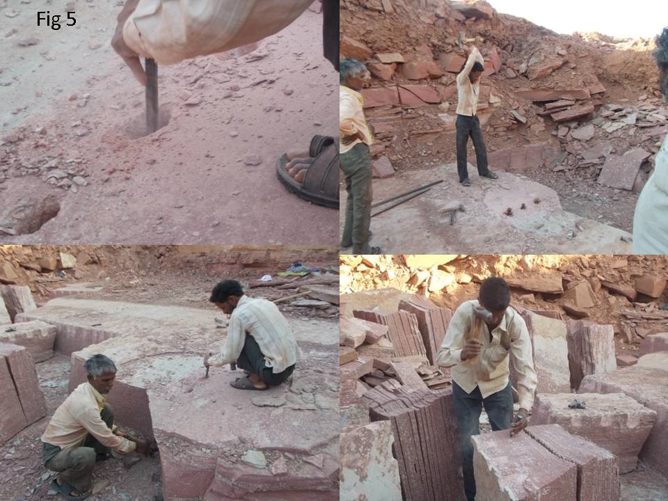 EHS Journal - Absar Ahmad Fig 5 Sandstone Miners Rajasthan India